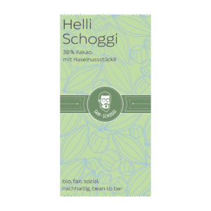 Helli Schoggi mit Haselnussstückli