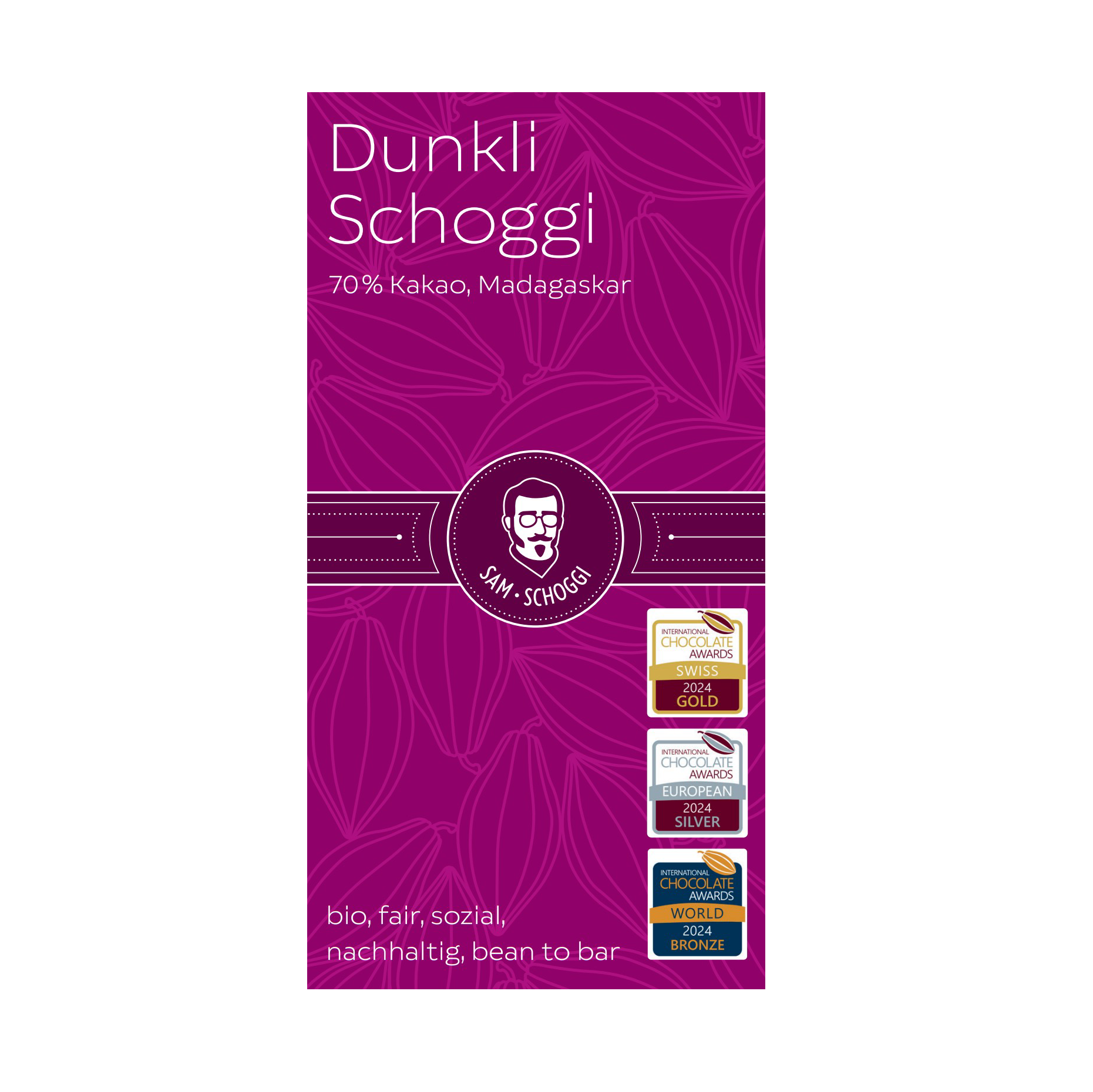 Dunkli Schoggi 70% Madagaskar